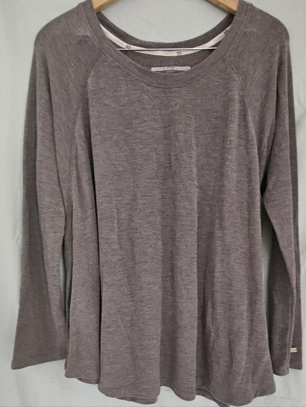 Supersoft Long Sleeve Heathered Mauve Tee